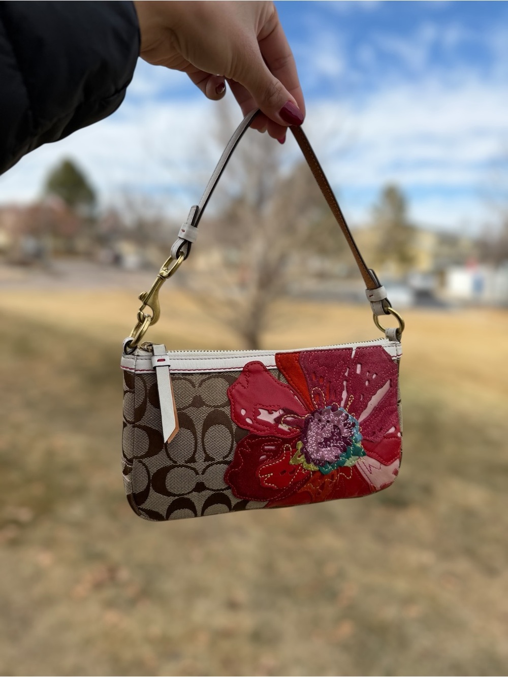 Vintage Y2K Coach Poppy Floral Demi Bag 6264 🌸